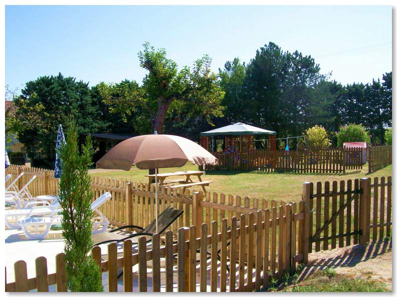 Secure enclosed children's play area