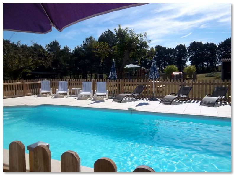Swimming pool with sun terrace